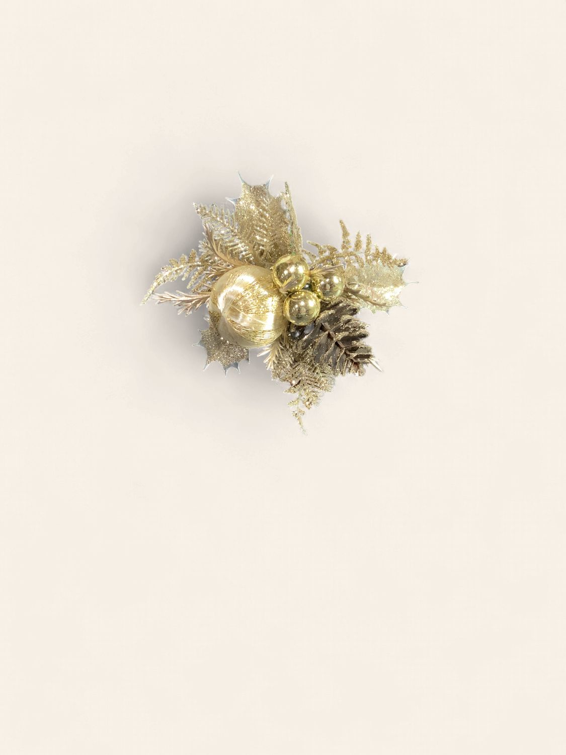 Pick, Metallic Ball/Cone 7" champagne