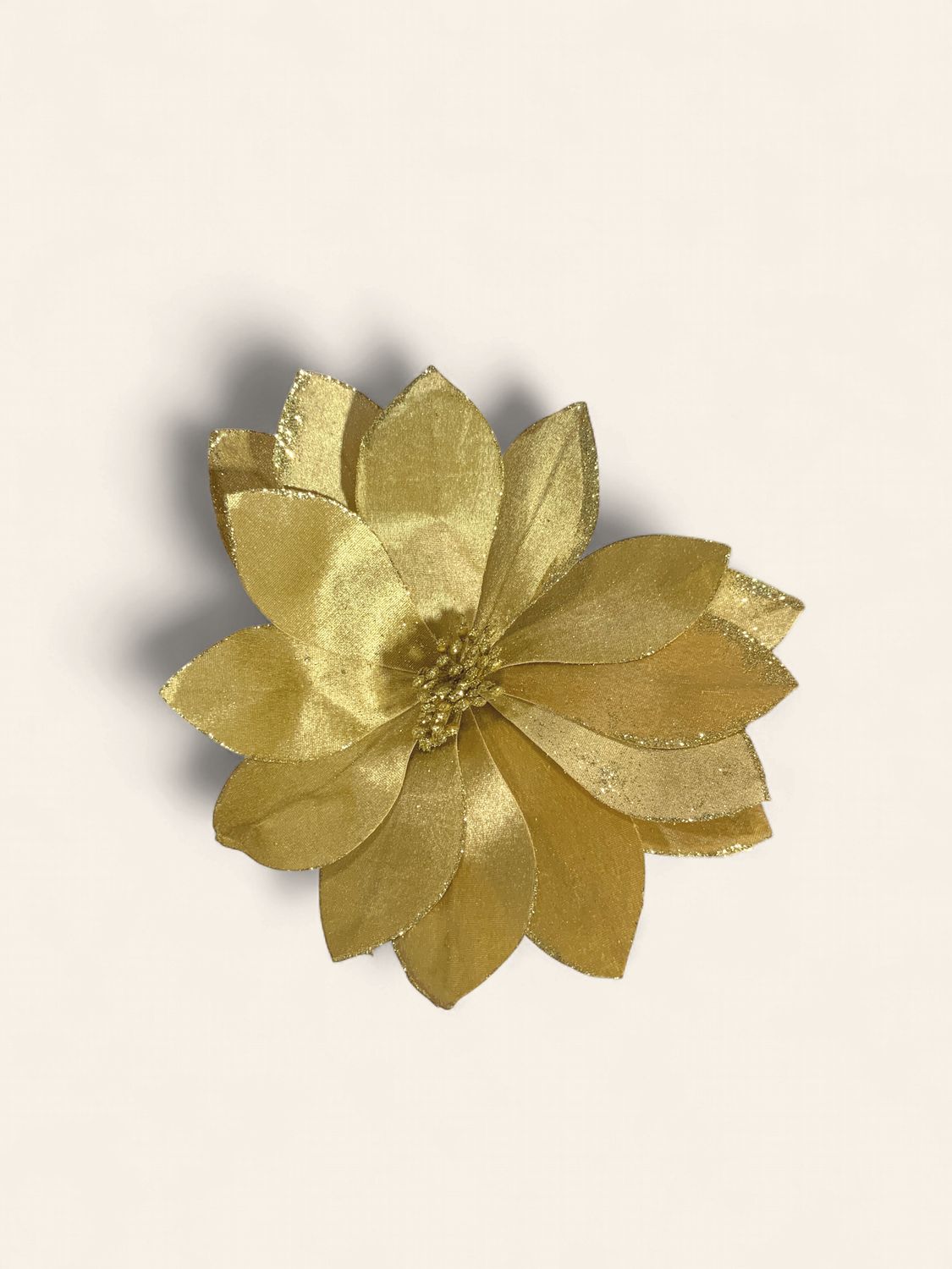 Poinsettia, Gld Vlvt Sheen 22" glttr tr