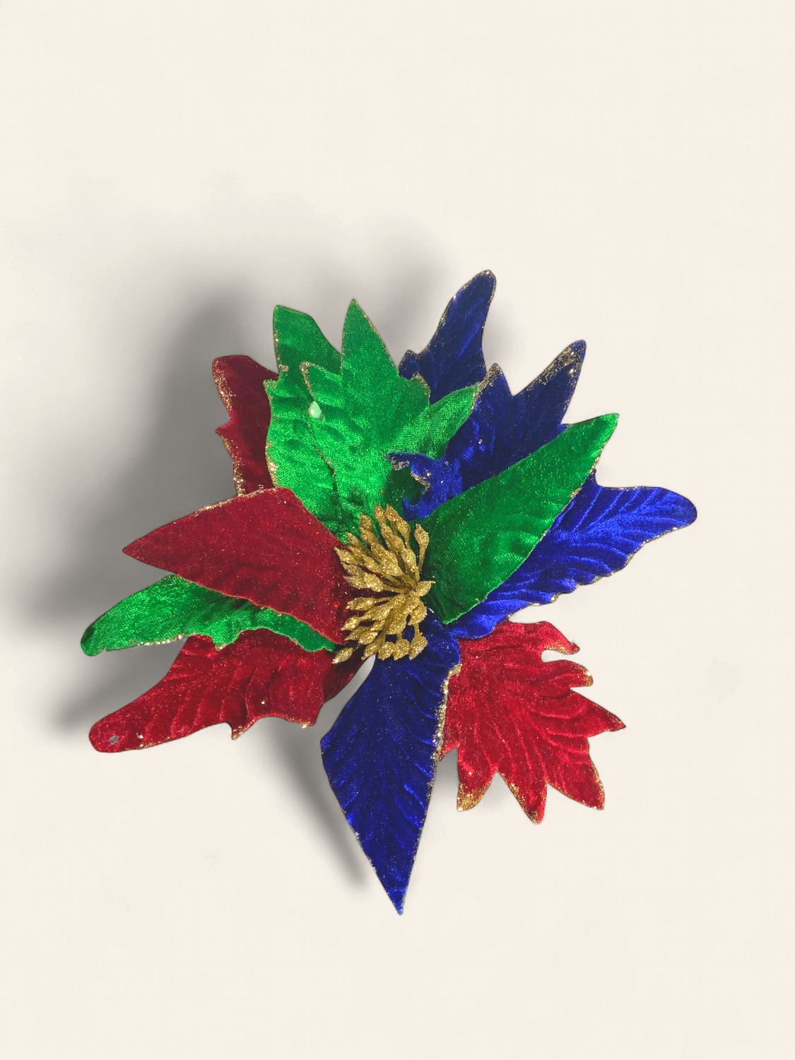 Poinsettia, Velvet Nutcracker