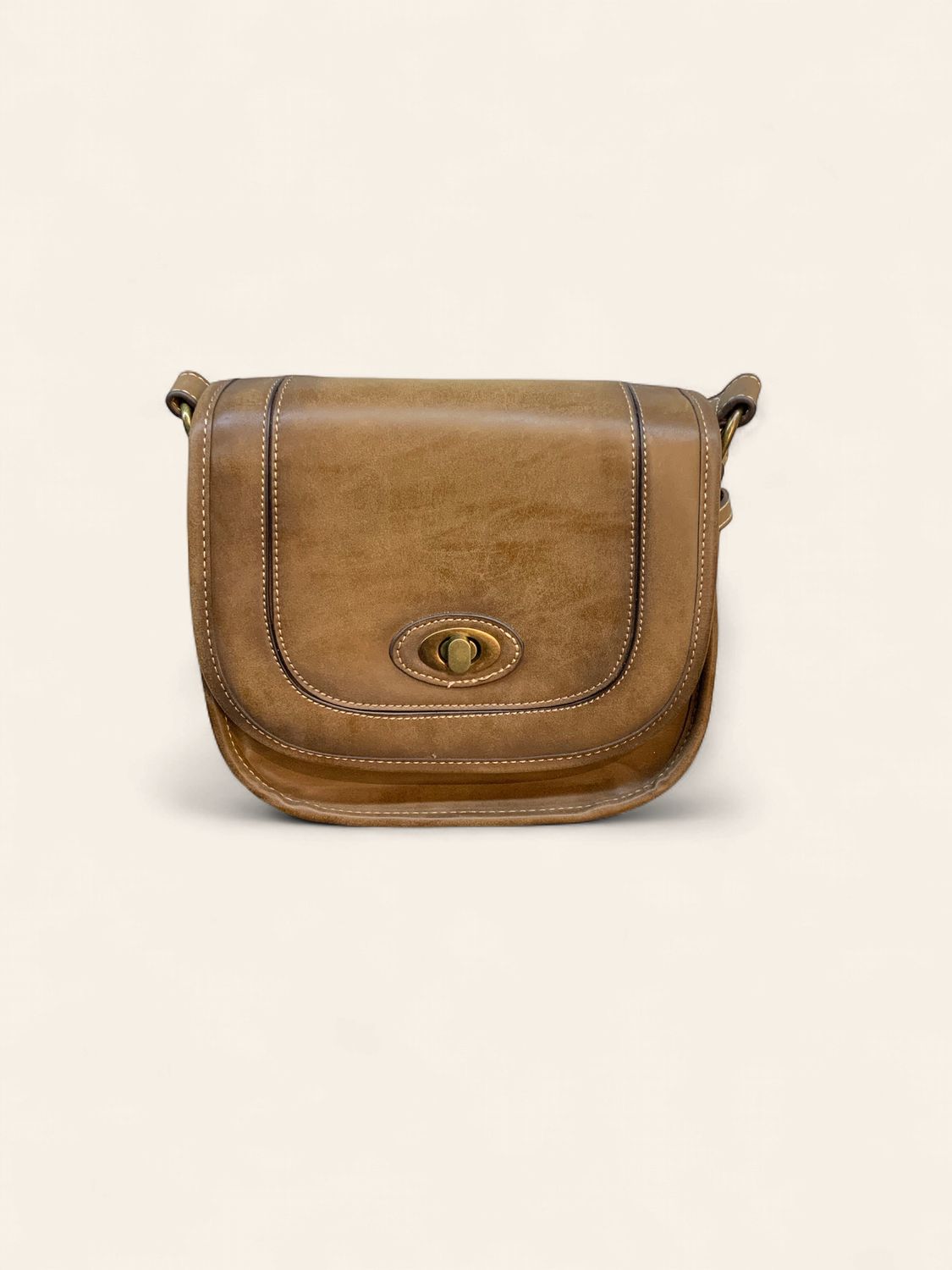 Saddle Bag, Latch brnsh brown