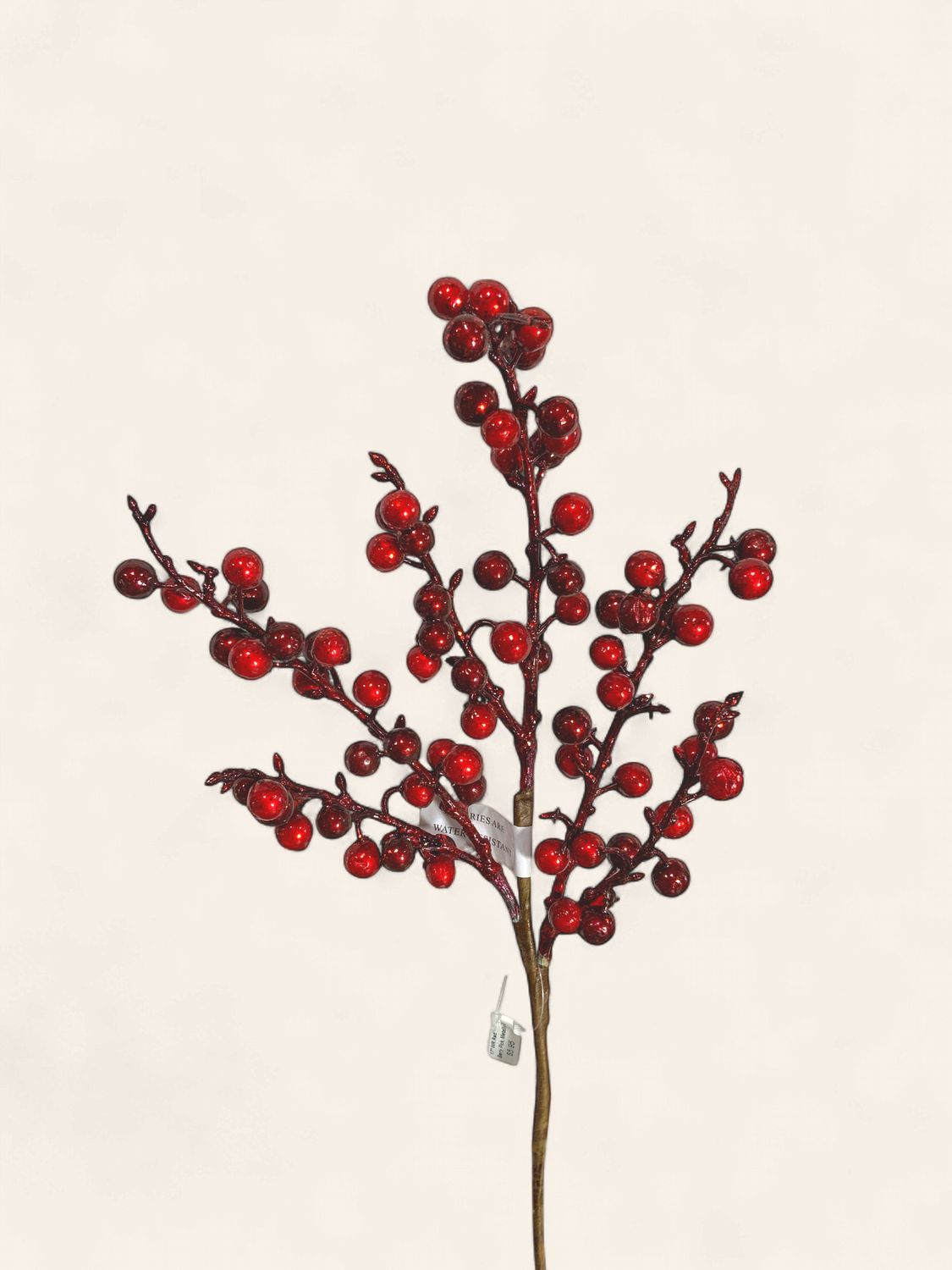 Berry Pick, Metallic Glitter 17" WR Red
