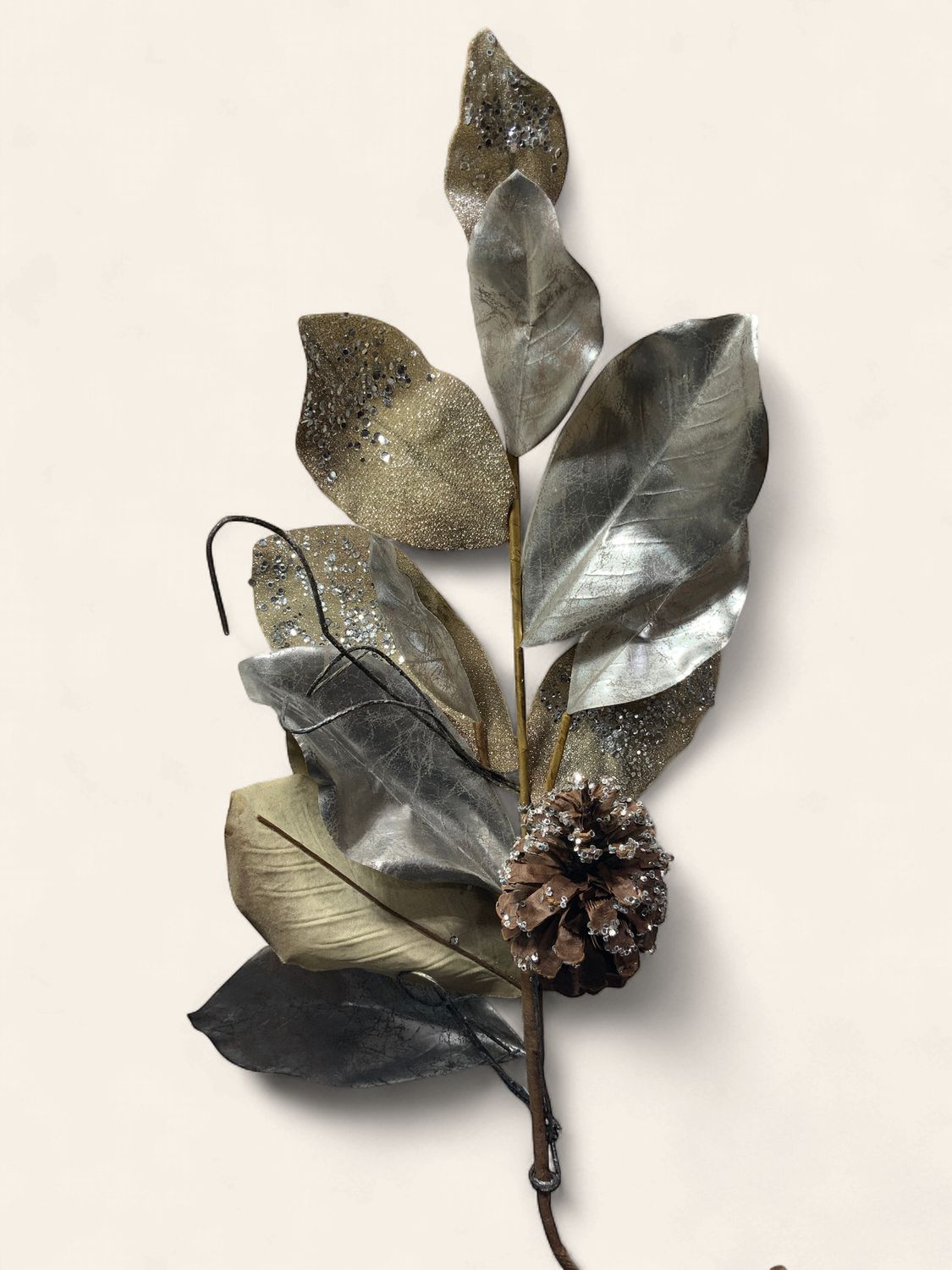 Branch, Gilded Jewel Cone 36"