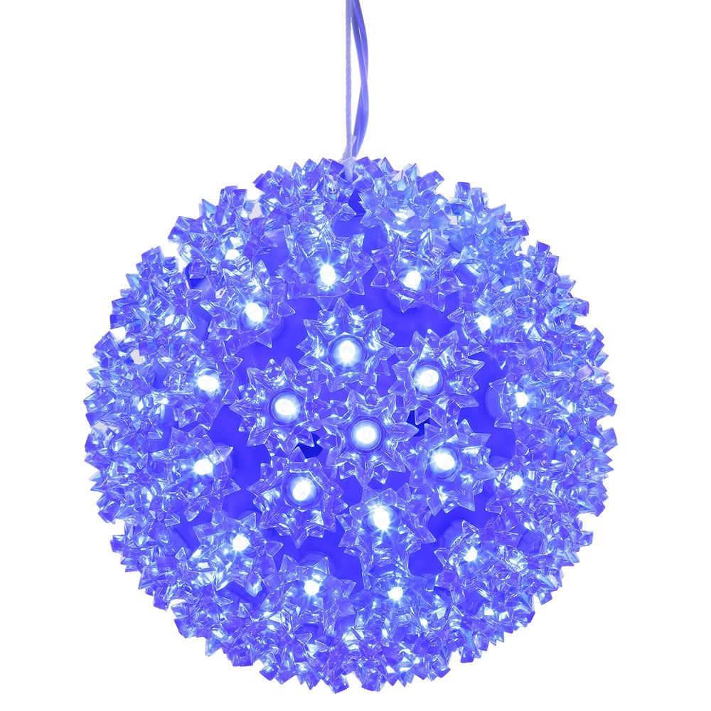 SPHERE, LED BLUE STARLIGHT 6"