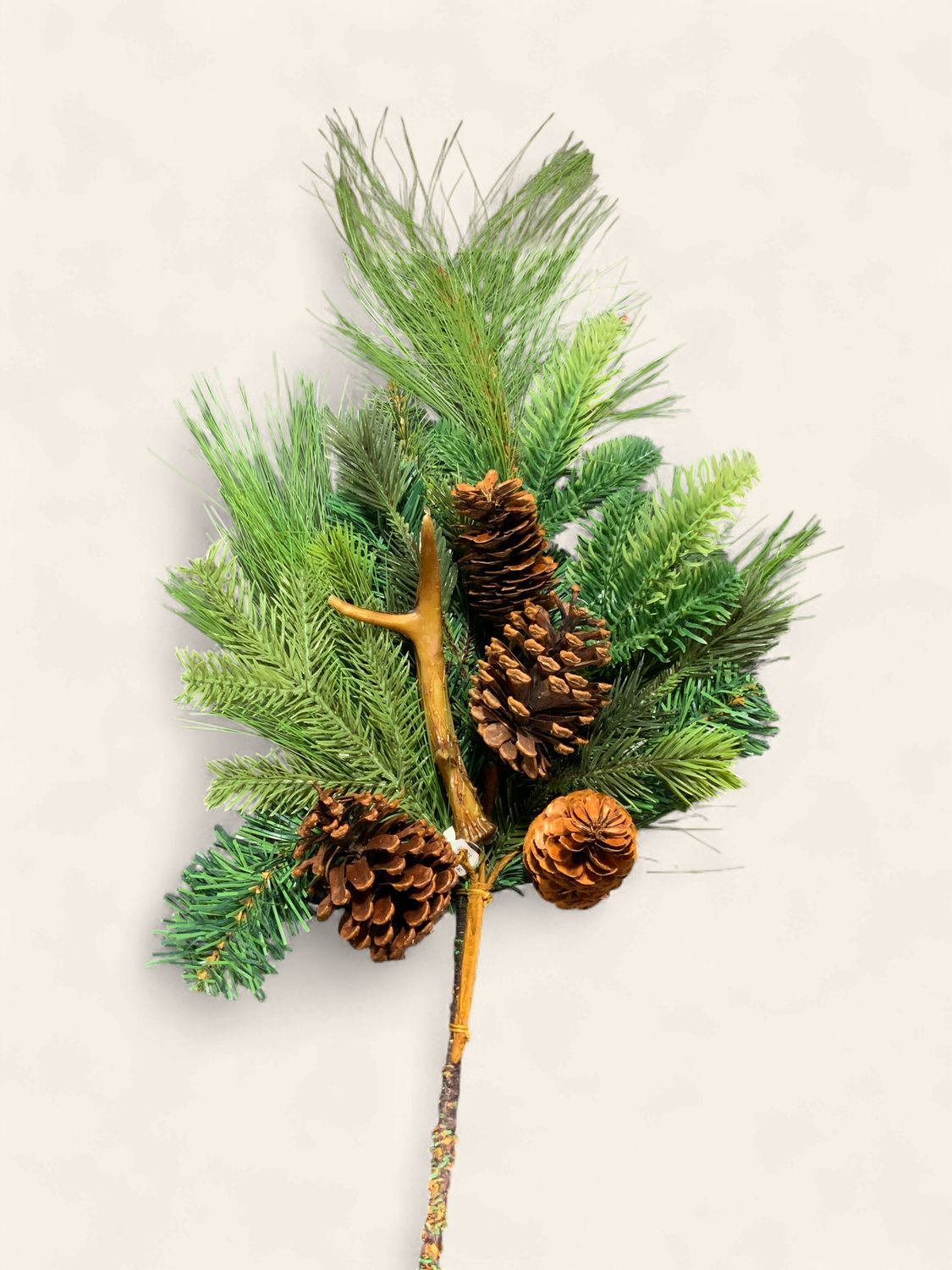 Spray, Antler &amp; Pine 28" pinecone