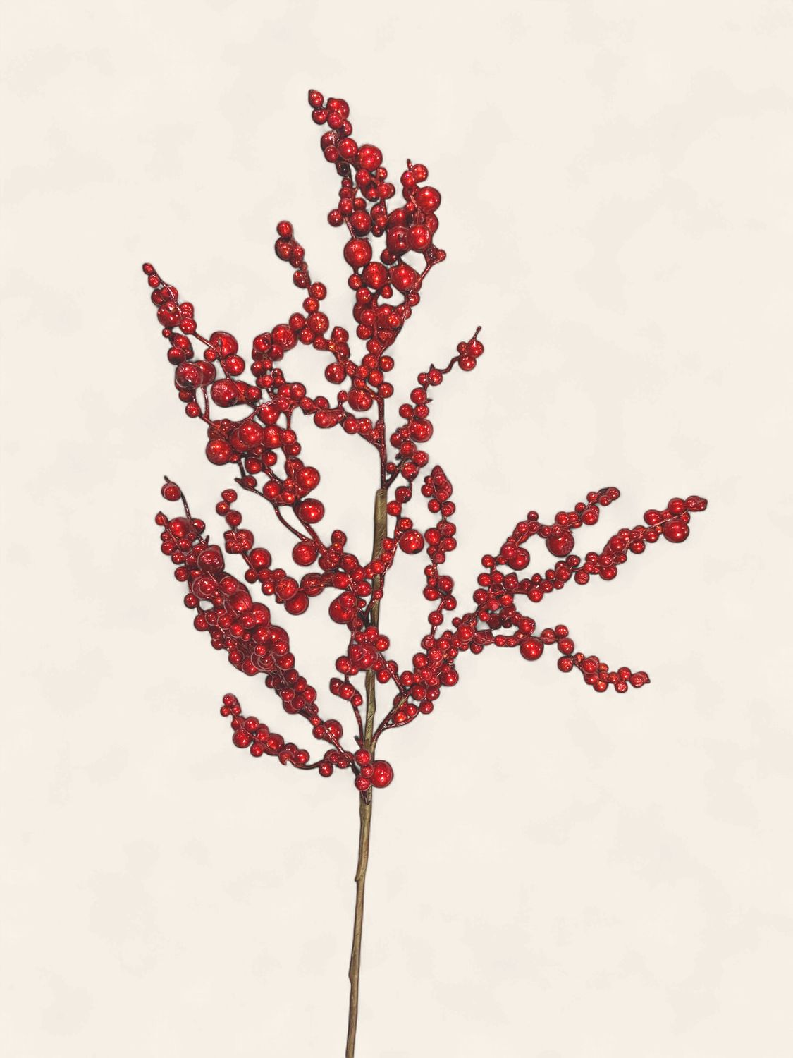 SPRAY, CLUSTER BRY 30"CHERRY RED