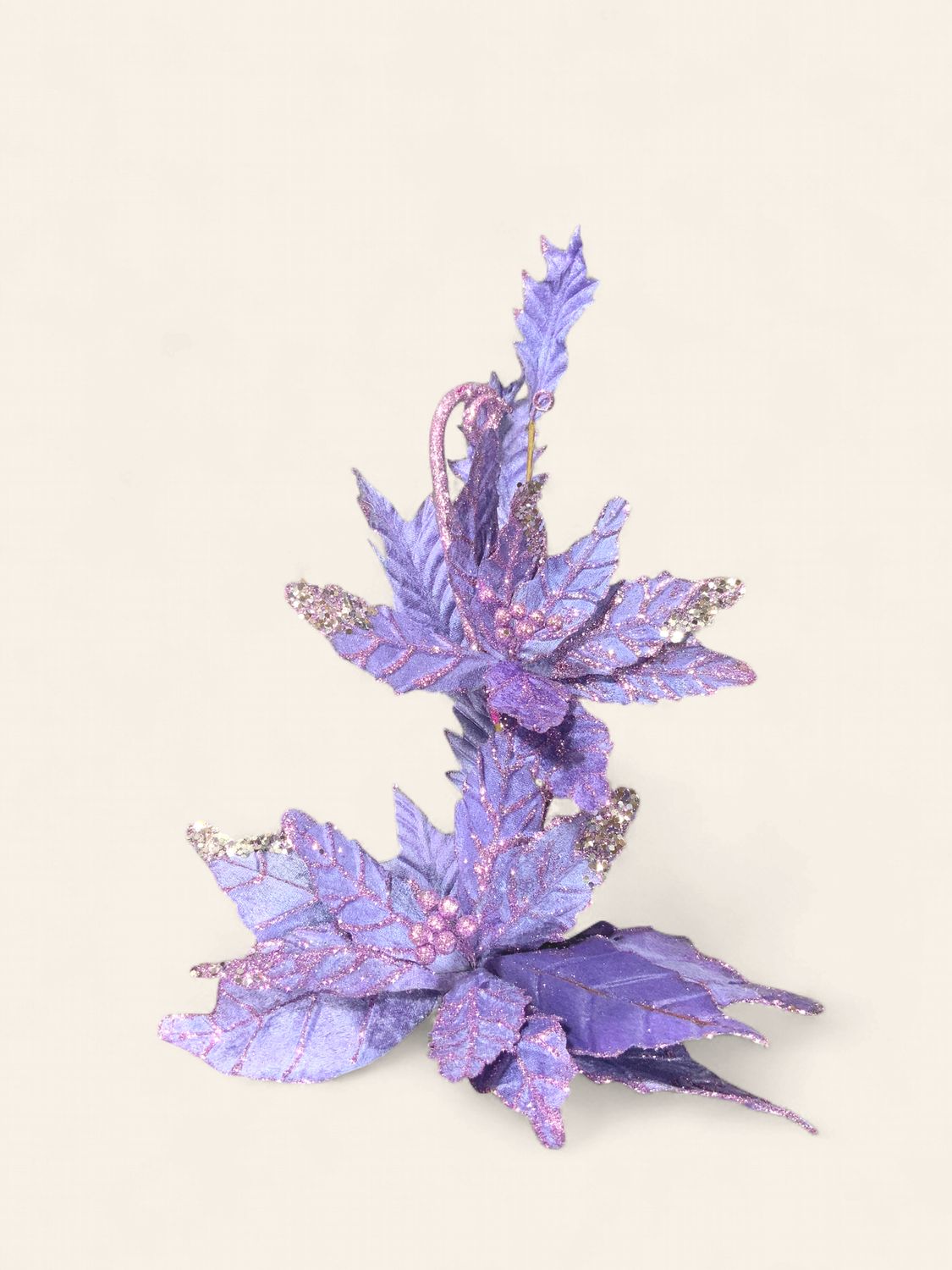 spray, Double Poinsettia Purple