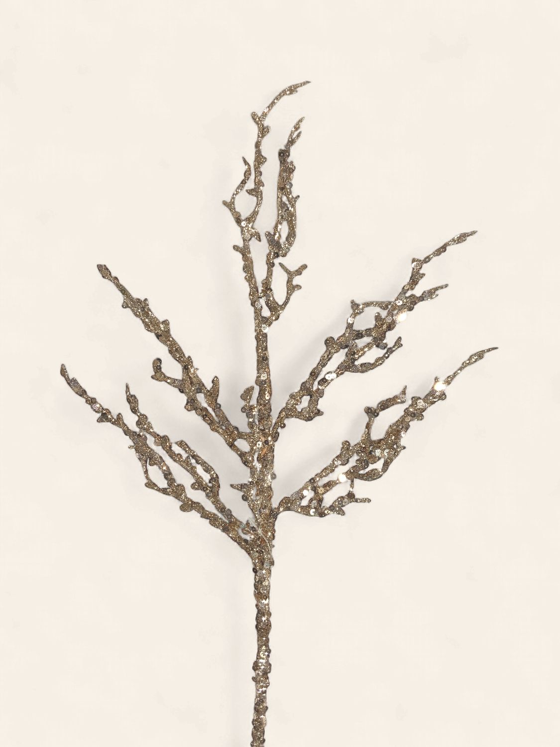Spray, Sequin Branch 28" rose gld
