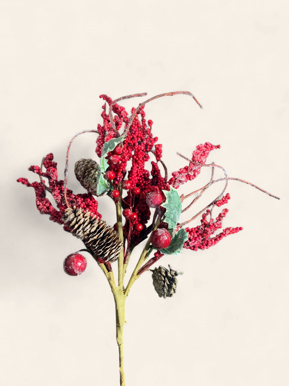 Spray, Iced Berry Cone 20" red/nat
