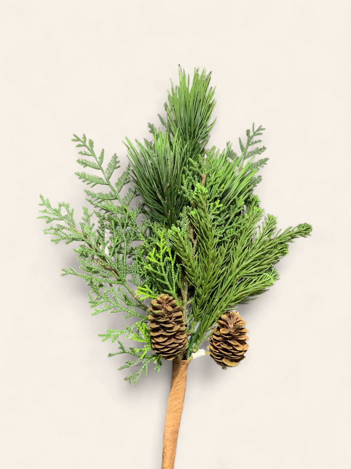 Spray, Pine/Cedar w/Cone 18" green