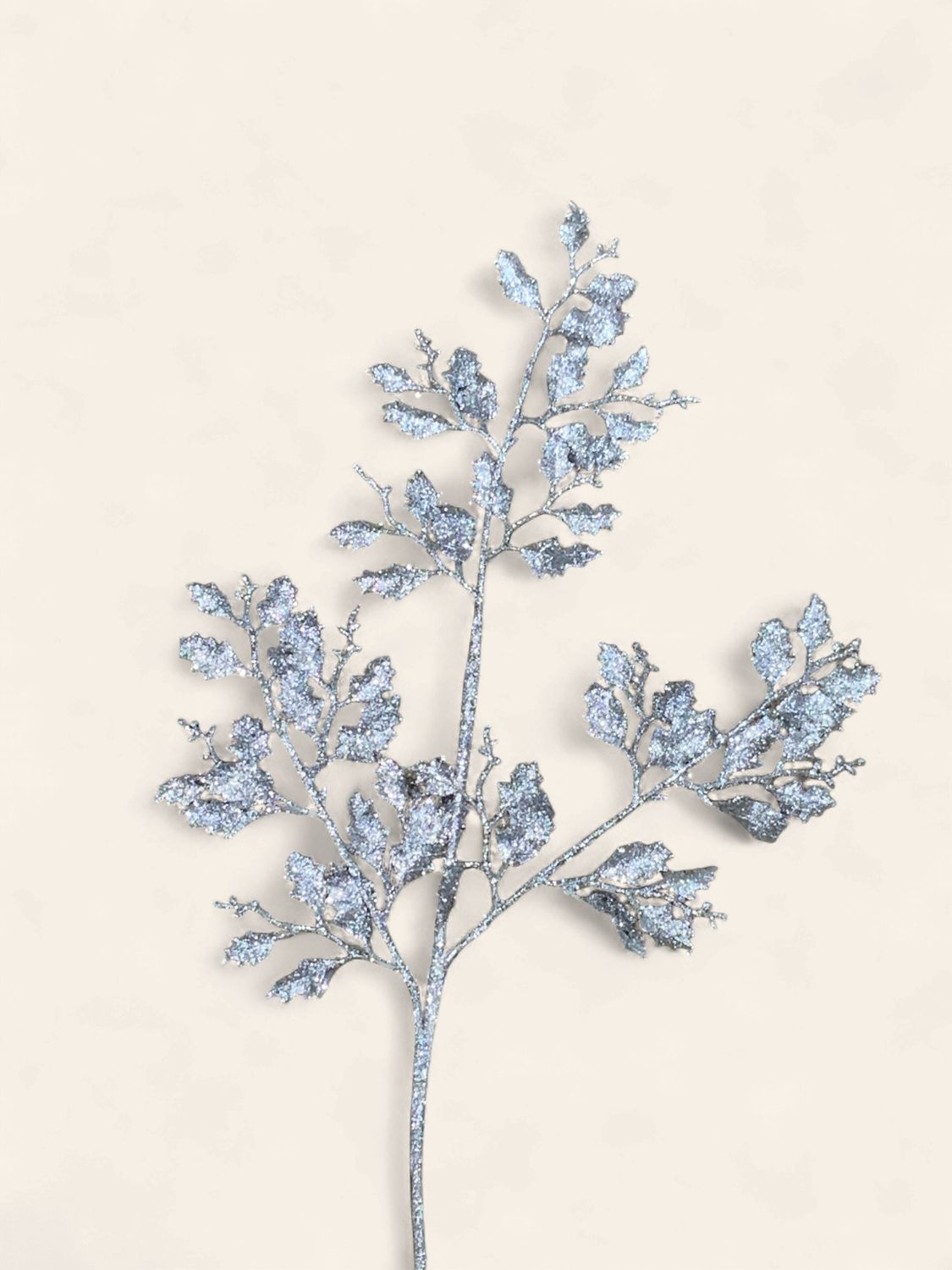 Spray, Holly 33" Silver