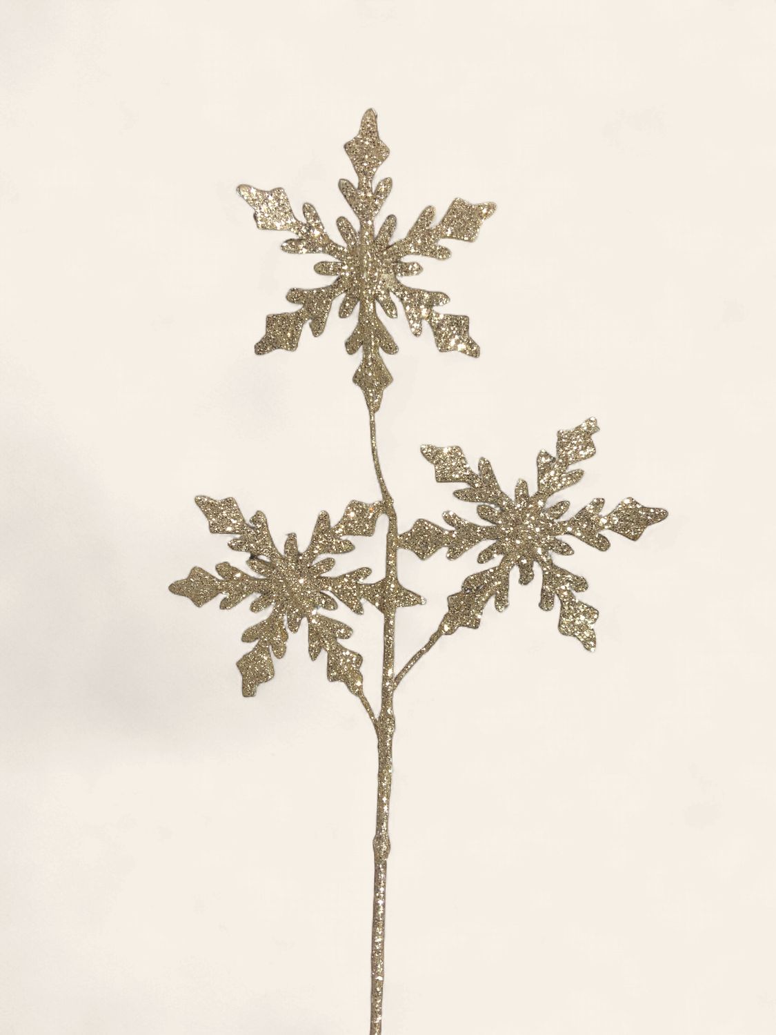 Spray, Snowflake Jewel Beaded 29" Chmp/Gld