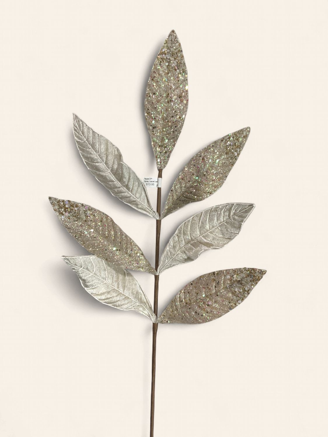 Spray, Laurel Leaf Taupe 27"