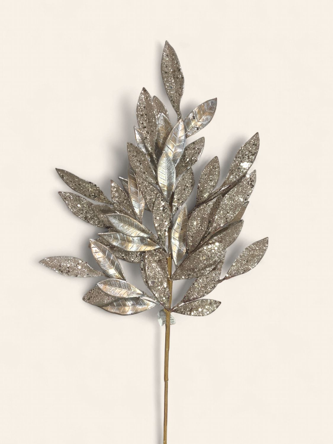 Spray, Glitter Leaf 23.5"H