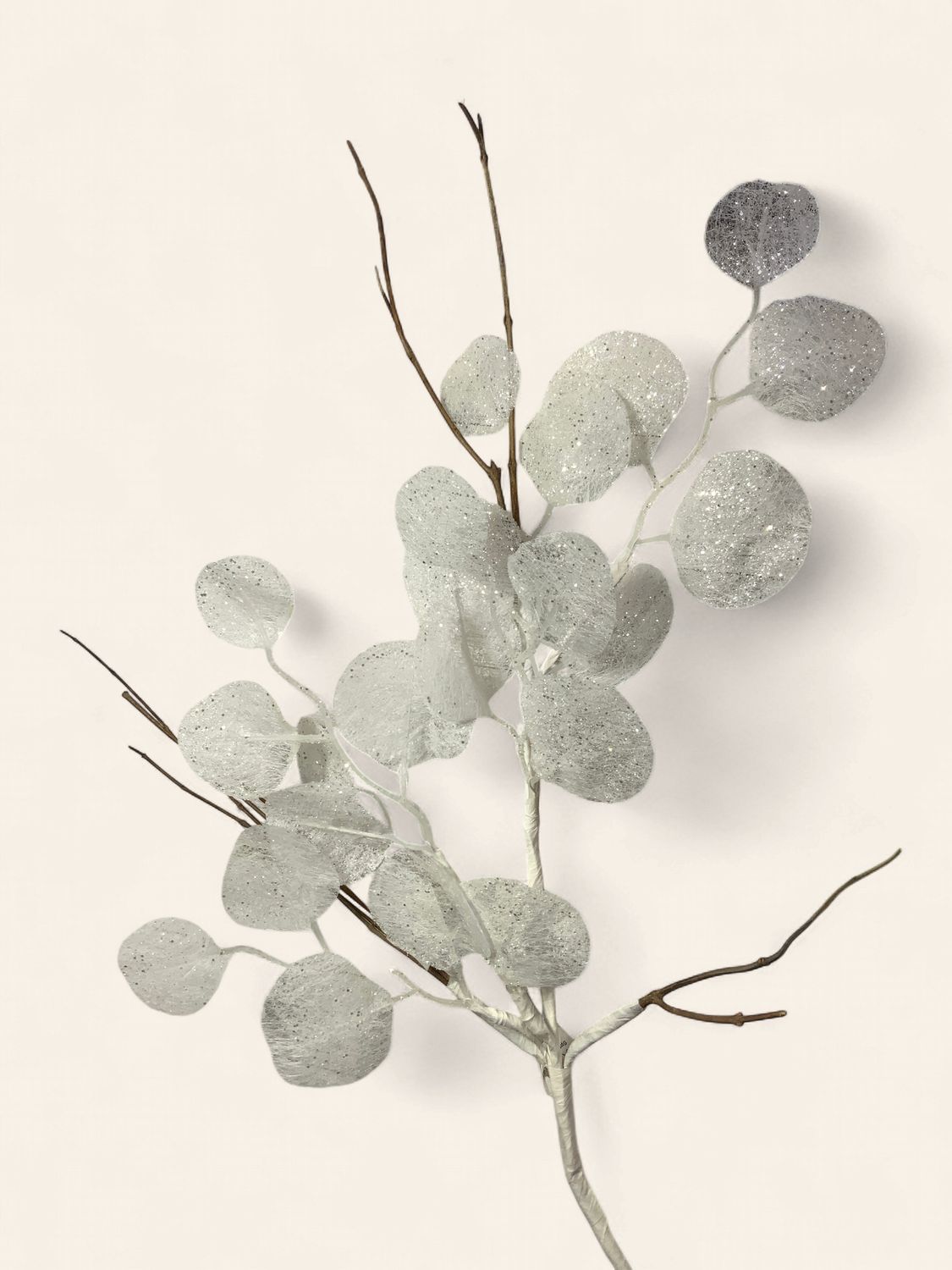 Spray, Glitter Eucalyptus 26" white