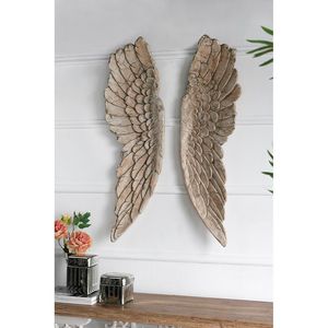 Wall Decor, Angel Wings 11.5x3x41"