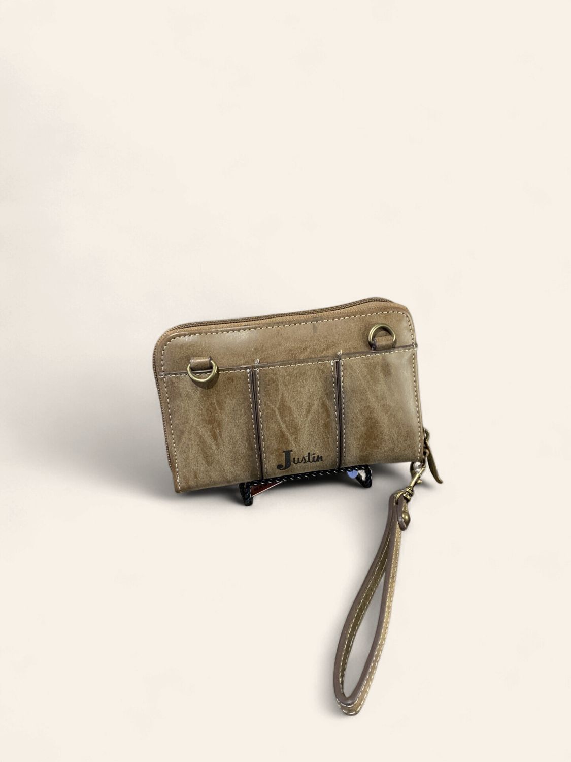 Wallet, w/Strap Brnsh Brown