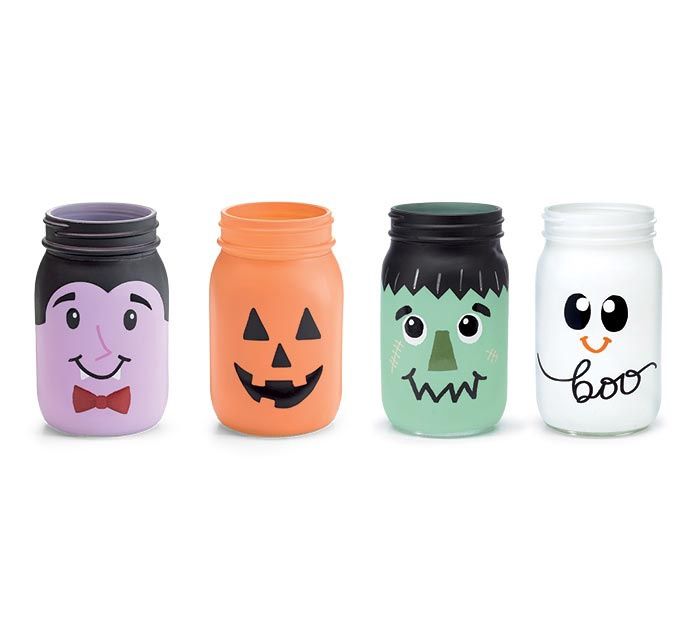 Candle Holder, Halloween jar