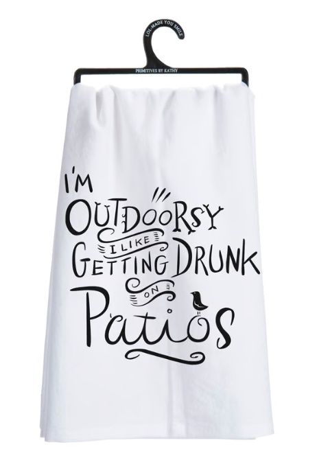 Dish Towel, Outdoorsy