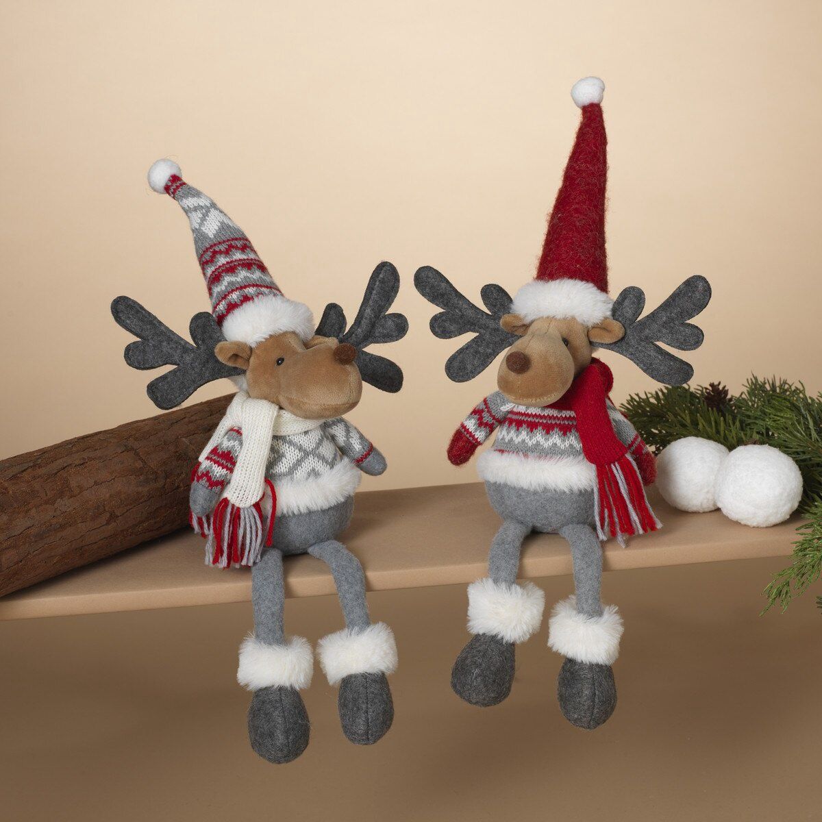 Figurine, Moose in Jacket 2 asst.