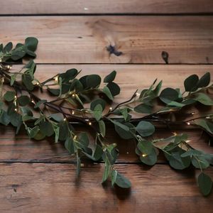 Garland, LED Eucalyptus 72"/48 LED