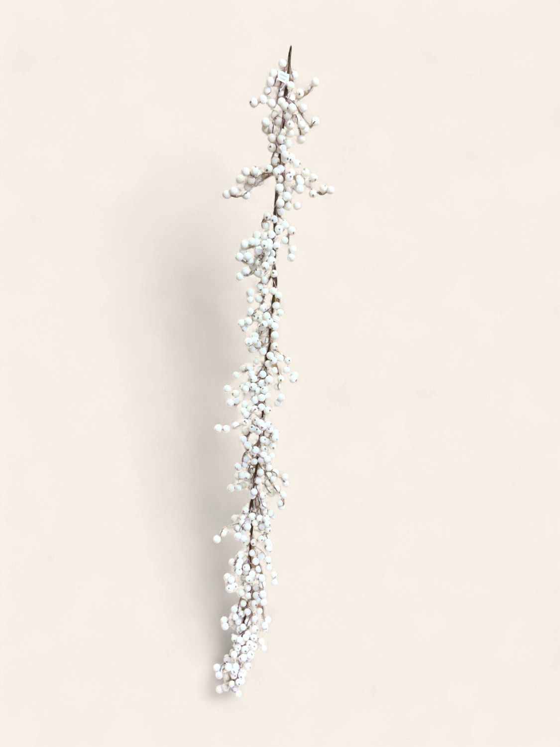 Garland, Crabapple White 6' shiny wh