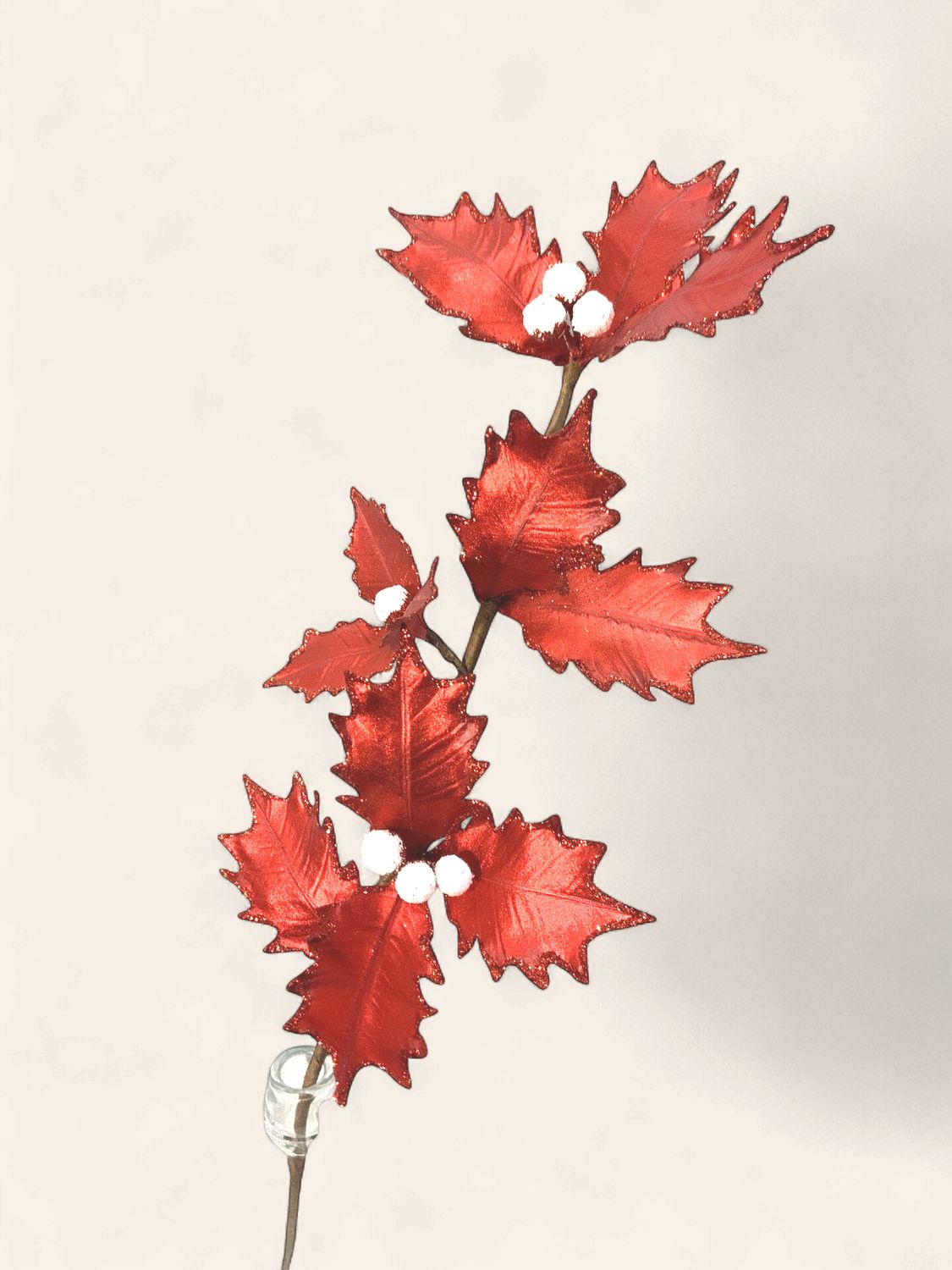 Spray, Holly Metallic Red 28"