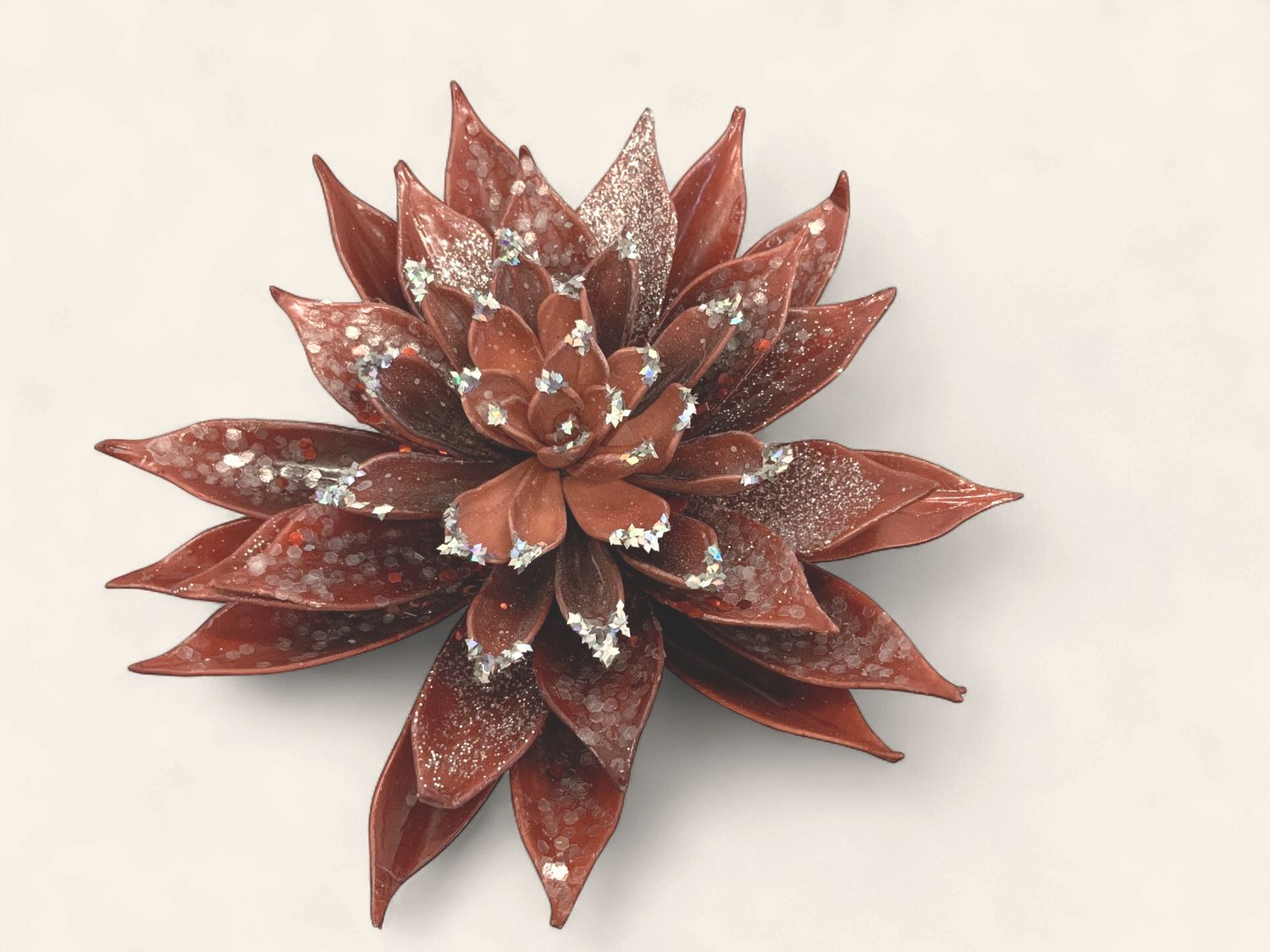 Pick, Sempervivum Succulent 12" red/brwn
