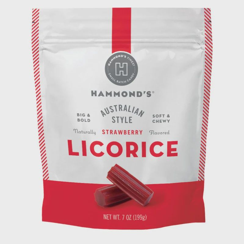 Candy, Strawberry Licorice 7 oz pkg