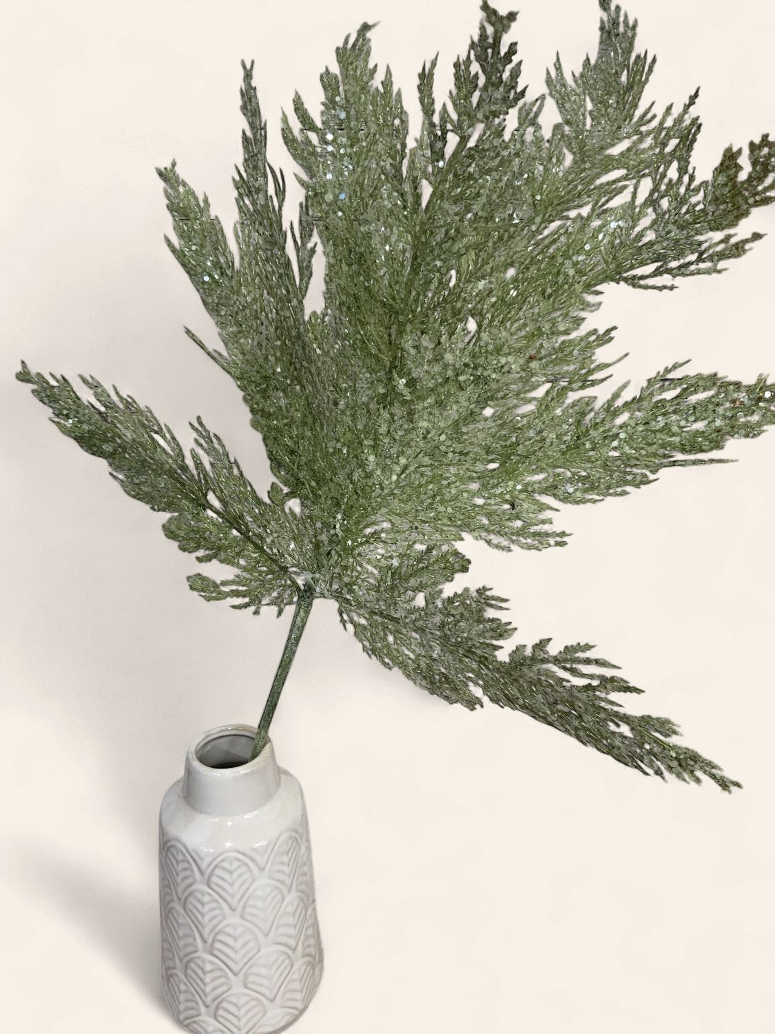 Spray, Cedar Silver Glitter 27"