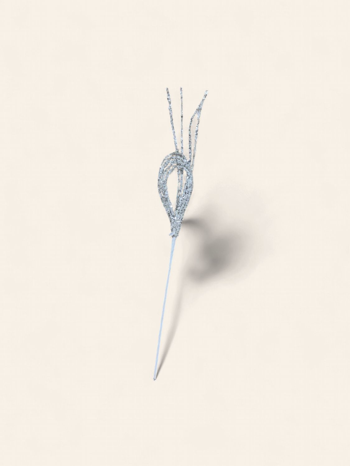 Spray, 36" Clear/Silver Sequin Loop