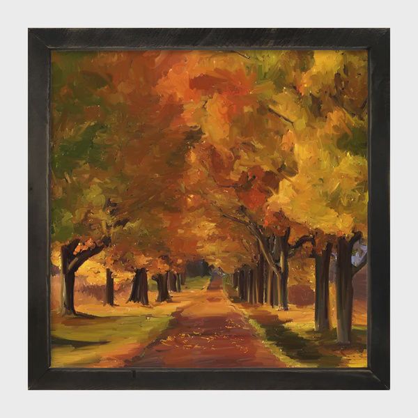 Picture, Autumn Path 8x8