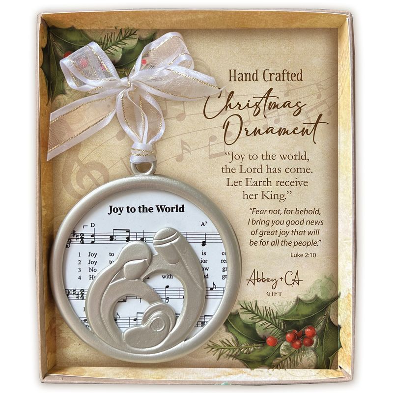 Ornament, Joy to the World Sheet Music Boxed