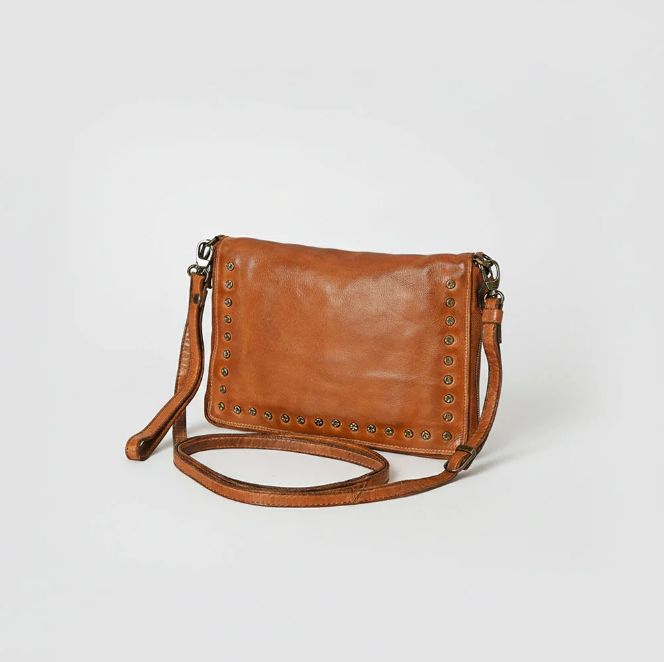 Crossbody, Slender Organizer Brown