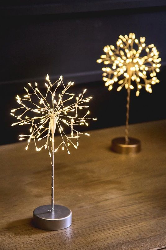 LED Light, Mini Table Dandelion 120Lts Timer B/O
