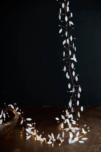 Cluster Lights, 200 LED Leaf String w/Transformer 9'