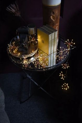 String Lights, 9' Copper Wire 10 Clusters 240 LED