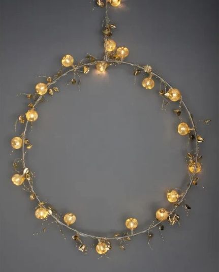 String Lights, 6' Silver Ora 22 LED B/O