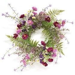 Candle Ring, Blushing Spring Blossoms &amp; Eucalyptus