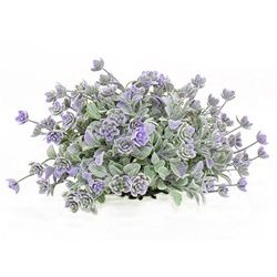 Faux Orb, dusty Lavender Buds Half Sphere 10"