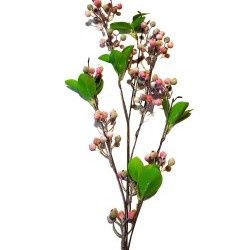 Spray, Pink/Green Berry &amp; Leaf 35"