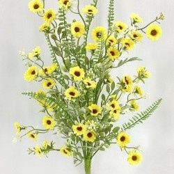 Spray, 21" Baby Yellow Rose