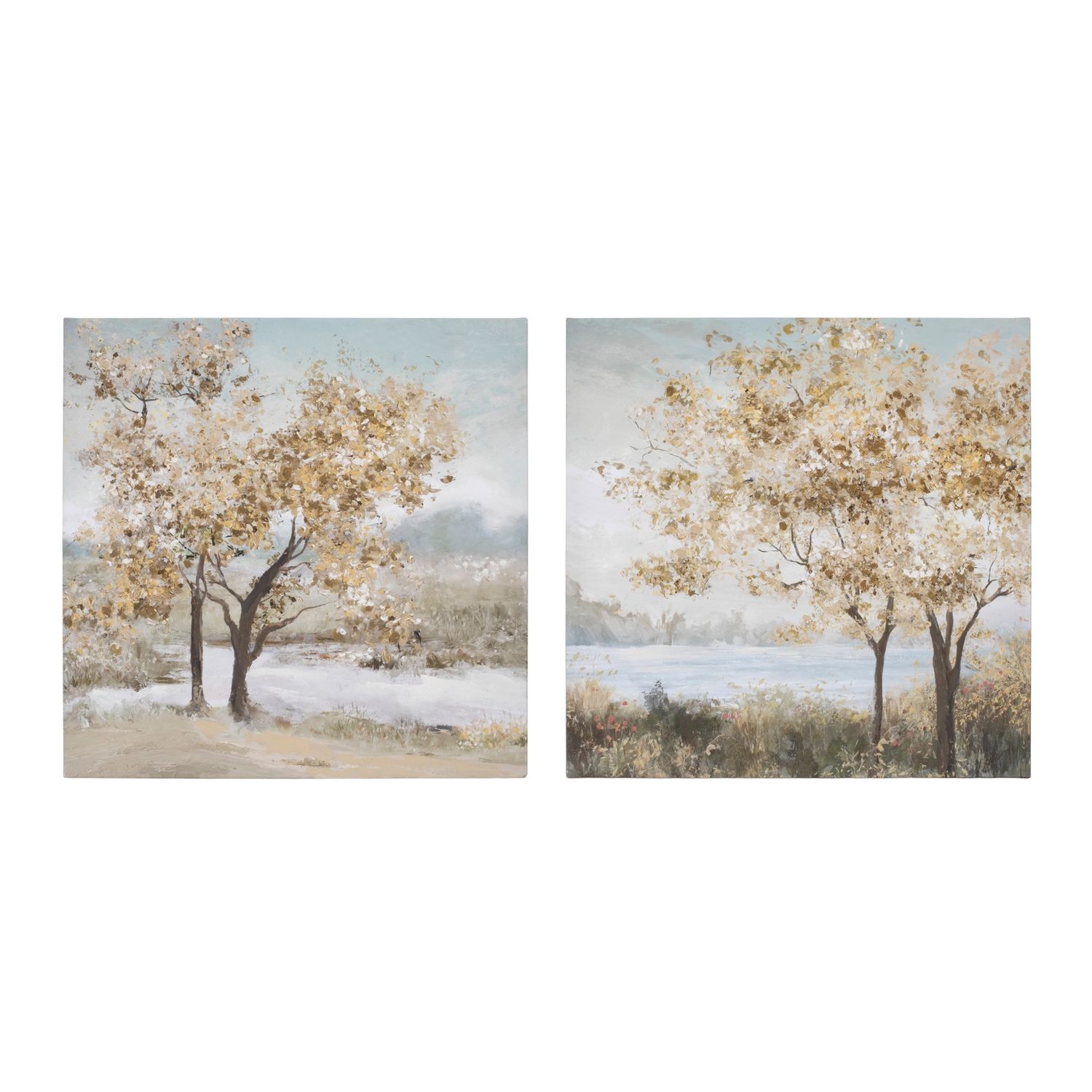 Picture, 24" Sq. Tree on Canvas 2 Asst