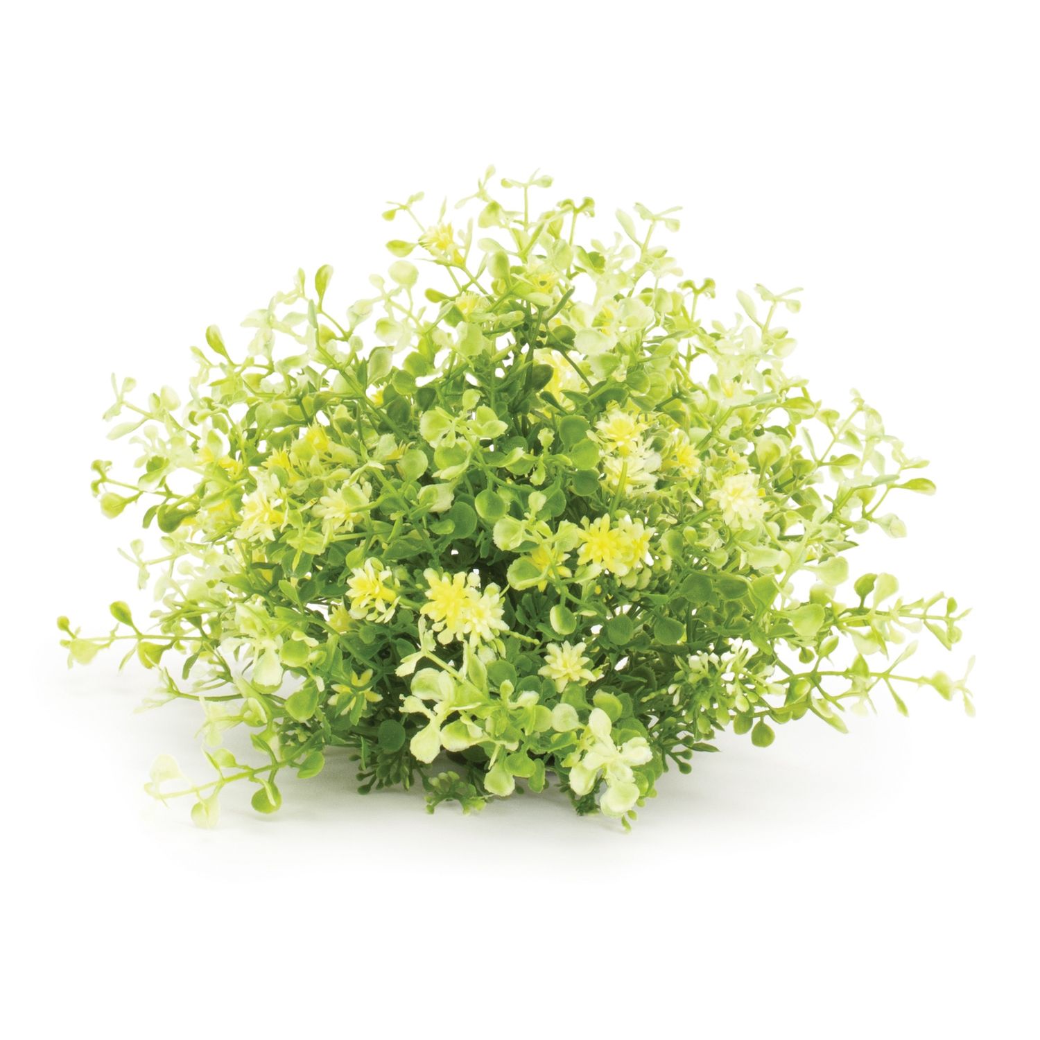 Faux Orb, 8" Flowering Boxwood
