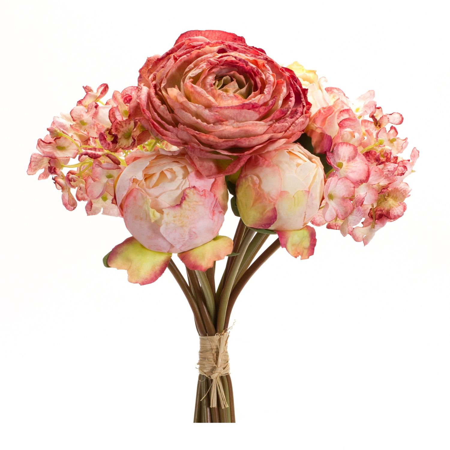 Bundle, 16.75" Pink Peony &amp; Hydrangea
