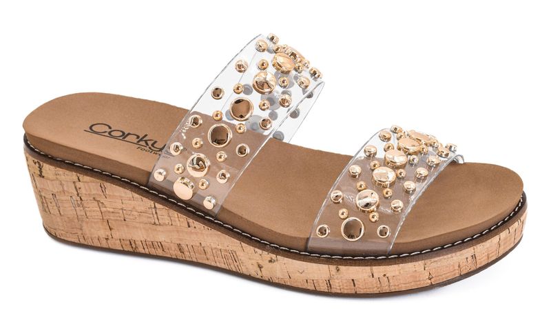 Shoes, Yes Please Clear w/Studs