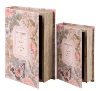 Decor, Butterfly Book Set/2