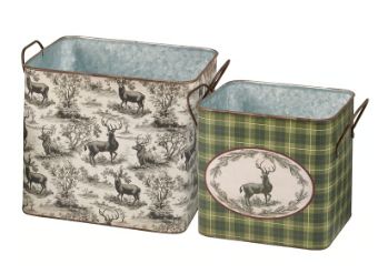 Bins, Set/2 Deer Toile
