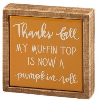 Box Sign, Thanks Fall