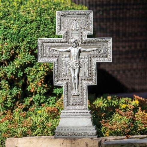 Statue, 22.75" San Damiano Cross
