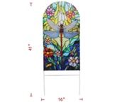 Garden Decor, LG Dragonfly Oval Top 41"